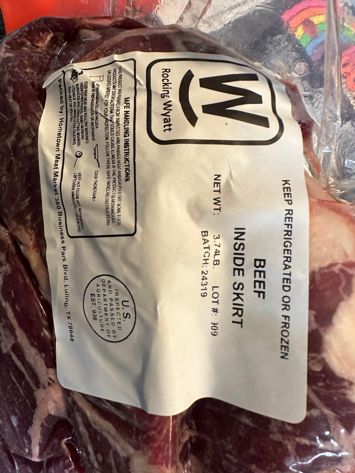 Fajita Outside Skirt Steak $20